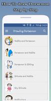 Drawing Doraemon characters पोस्टर