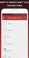 How To Draw Fairy Tail Characters পোস্টার