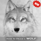 How To Draw a Wolf icon