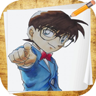 How To Draw Detective Conan icon