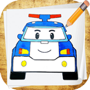 How to Draw Robocar Poli Characters APK