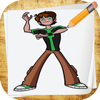 How To Draw Ben 10 Characters آئیکن