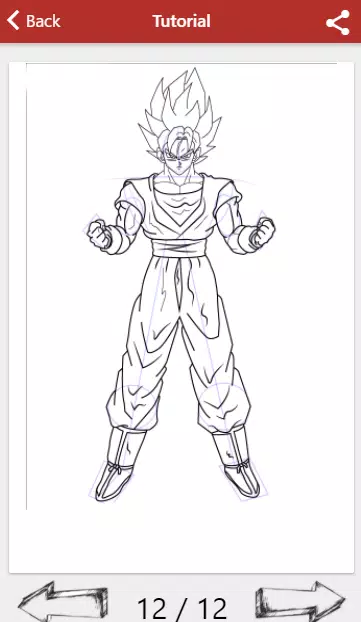 dbz characters drawings