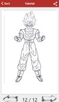 How to Draw DBZ Characters Affiche