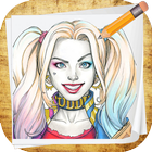 How to Draw Suicide Squad أيقونة
