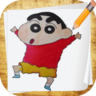 How To Draw Shin Chan Chars иконка