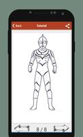 How To Draw Ultraman Character imagem de tela 2