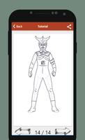 How To Draw Ultraman Character imagem de tela 3