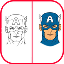 How to Draw Captain Amerika APK