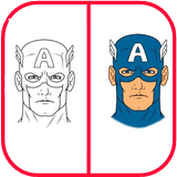 How to Draw Captain Amerika ícone