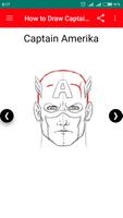 How to Draw Captain Amerika imagem de tela 3