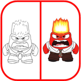 How to Draw Inside Out - Anger ícone