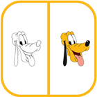 How To Draw Mickey Mouse Pluto simgesi