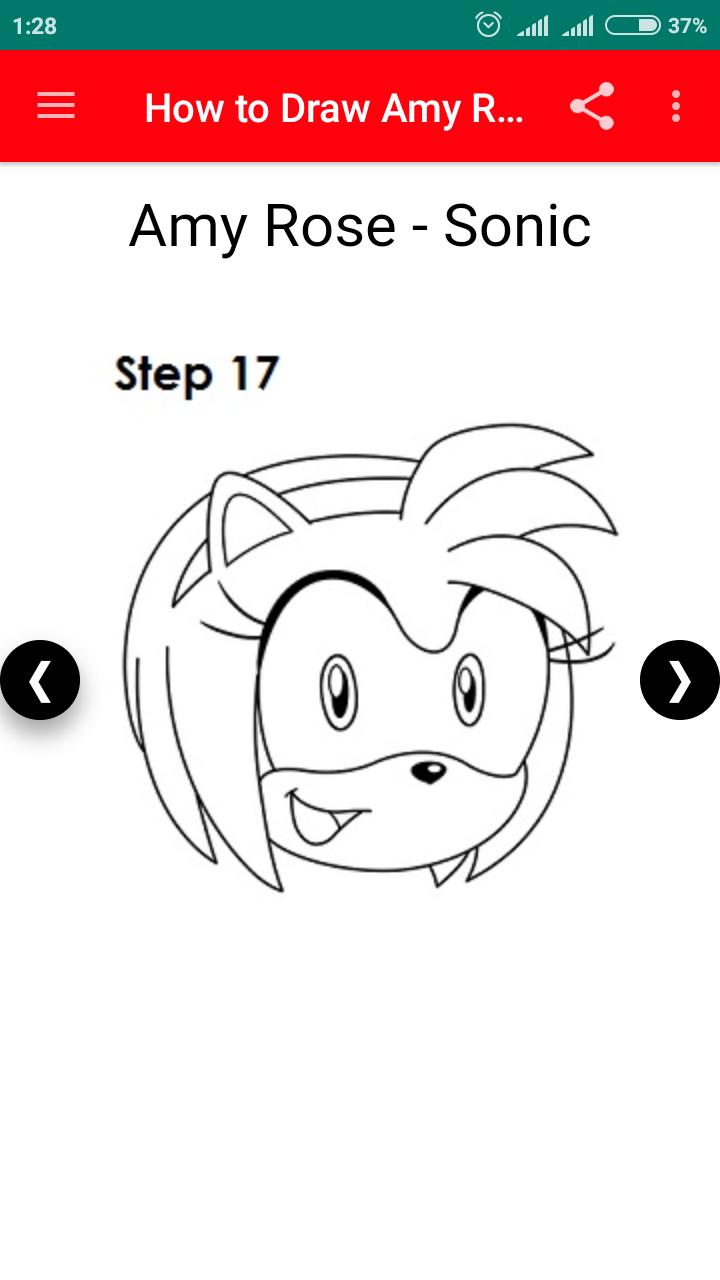 How To Draw Amy Rose Sonic For Android Apk Download - amy rose face roblox
