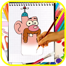 How to draw : Uncle Grandpa  cartoon network APK