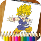 Dragon Coloring Book Goku иконка