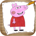 How to Draw Peppa Pig Characters