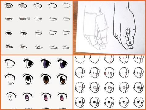 drawing anime step by steps apk screenshot