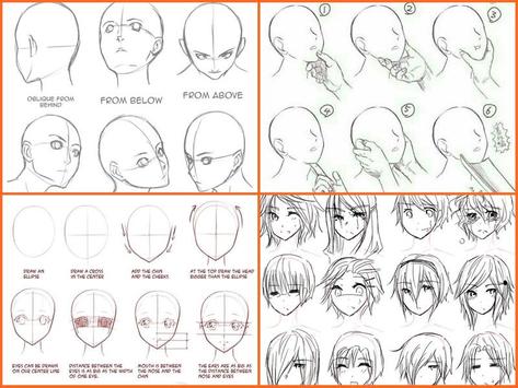 Drawing anime step by steps apk screenshot Drawing anime step by steps apk screenshot