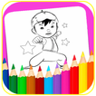 coloring cartoon for kids