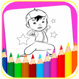 coloring cartoon for kids icône
