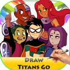 Learn To Draw Teen Titans Zeichen