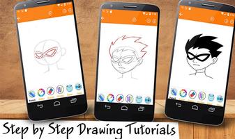 Learn To Draw Teen Titans Screenshot 1