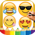 Emoji coloring book - stickers & emoticons icône