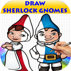 Cómo dibujar sherlock gnomes paso a paso icono