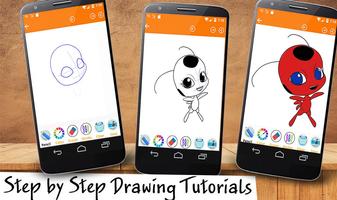 Learn To Draw LadyBug स्क्रीनशॉट 1