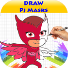 How To Draw Pj Masks Characters icon