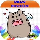 How To Draw Cute Pusheen Cat step by step icône