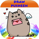 How To Draw Cute Pusheen Cat step by step APK