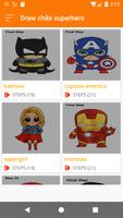 برنامه‌نما How To Draw Chibi Superhero Step By Step عکس از صفحه