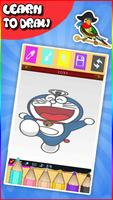 Learn  How To Draw Doraemon Anime captura de pantalla 3