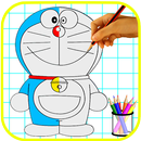 How to Draw Doraemon anime APK