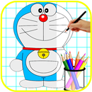 How to  Draw doraemon 😍 anime APK