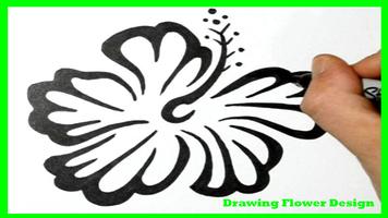 Drawing Flower Design اسکرین شاٹ 2
