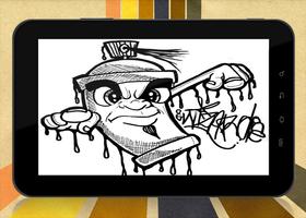 300 + Dibujo de personajes de graffiti captura de pantalla 3
