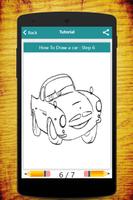 برنامه‌نما How To Draw Cars عکس از صفحه