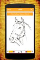 How To Draw Horses capture d'écran 2