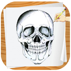 آیکون‌ How To Draw Skull