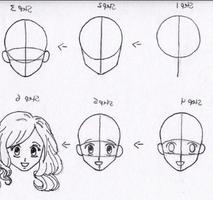 アニメの女の子のアイデアを描く - 初心者のために スクリーンショット 3