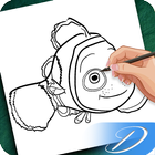 How to Draw Dory and Nemo icône
