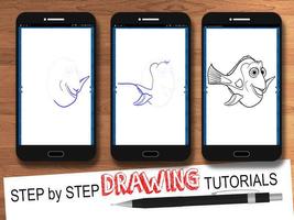 How to Draw Dory and Nemo capture d'écran 1