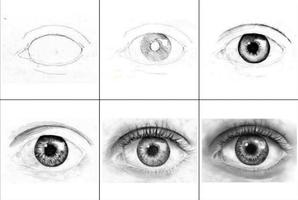 realistic eye drawing tutorial اسکرین شاٹ 2