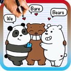 How To Draw bears characters icône