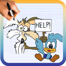 How to Draw Wile E. Coyote and the Road Runner APK