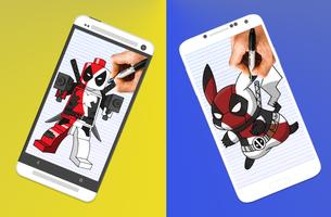 How to draw DeadPool 截图 3