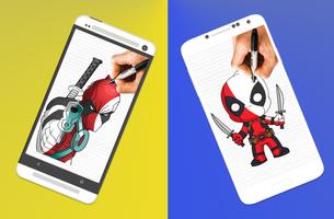 How to draw DeadPool 截图 2